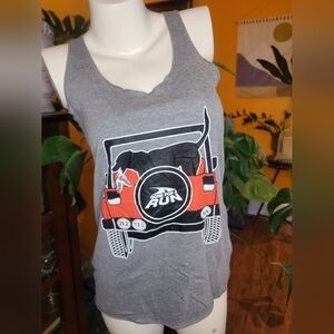 Custom Print JEEP & Lab Tank Top